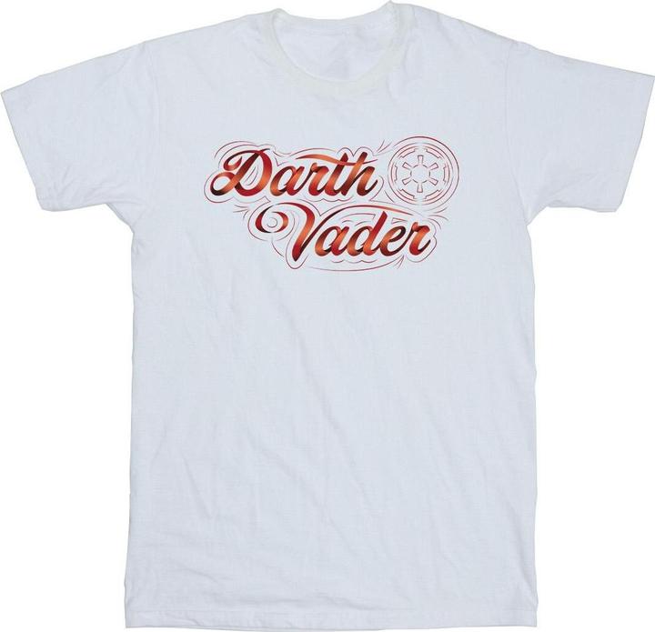 Immagine prodotto Star Wars Obi-Wan Kenobi Darth Vader Ribbon Font Maglietta Uomo (L)