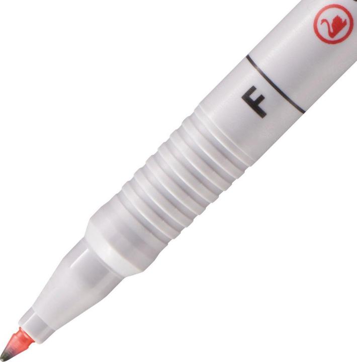 Image du produit STABILO 10 Feutres OHPen universels rouge 0,7 mm non-permanent (Rouge, 0.70 mm, 10 x)
