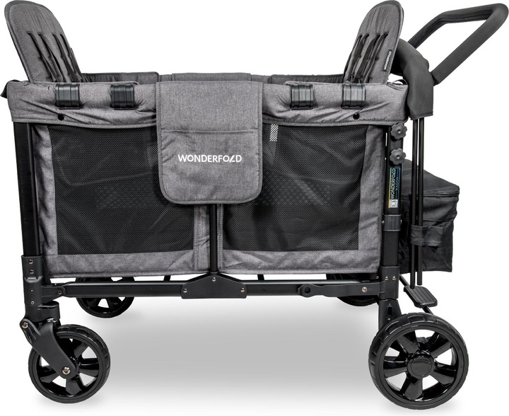 Actual product image WonderFold Pushchair Original Quad Stroller Wagon Charcoal Grey
