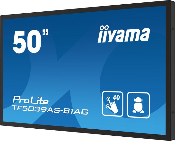 Produktbild iiyama 125.7cm (49,5") TF5039AS-B1AG 16:9 M-Touch 2xHDMI+DP (3840 x 2160 Pixel, 49.50")