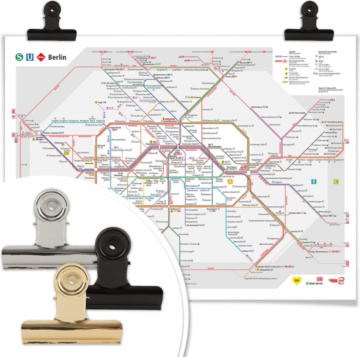 Actual product image BVG Berlin - Berlin Network (60 x 50 cm)