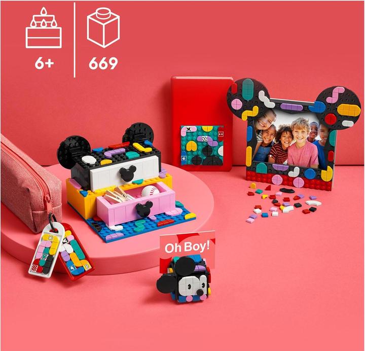 Produktbild LEGO Micky und Minnie Kreativbox zum Schulanfang (41964, LEGO Dots)
