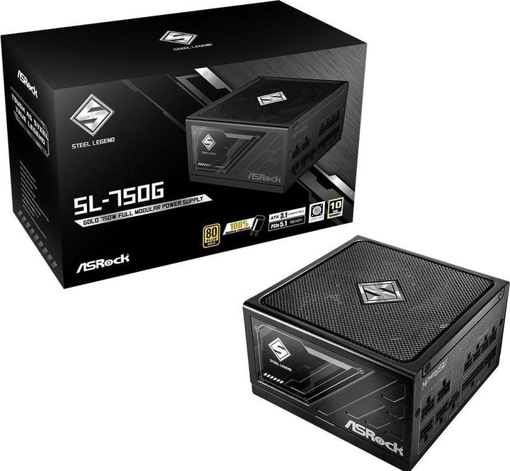 Produktbild AsRock Challenger CL-750G 750W 80+ Gold PSU (750 W)