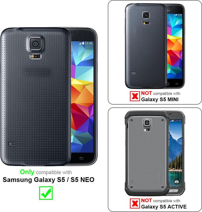 Produktbild Cadorabo Universale Schutzhülle für Samsung Galaxy S5 / S5 NEO Tasche mit Gürtelclip (Samsung Galaxy S5, Samsung Galaxy S5 Neo)