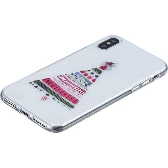 Thumbnail - MU Style Softcase mit Weihnachtsmuster (Apple iPhone X, Apple iPhone XS), Smartphone Hülle, Mehrfarbig