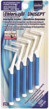 Intermed Chlorhexil Interdentalbürsten SSSS 0,6mm 5 Stück (5 x, 0.60 mm)
