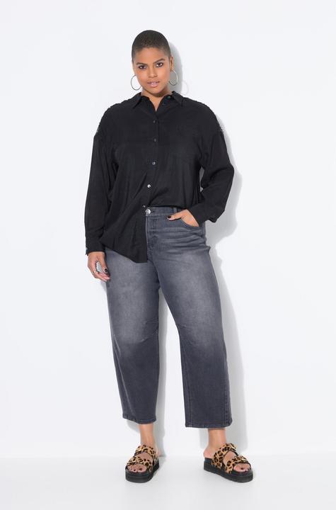 Immagine prodotto Studio Untold Jeans Barrel con taglio della gamba ampio a palloncino, vita alta e cinque tasche (42)