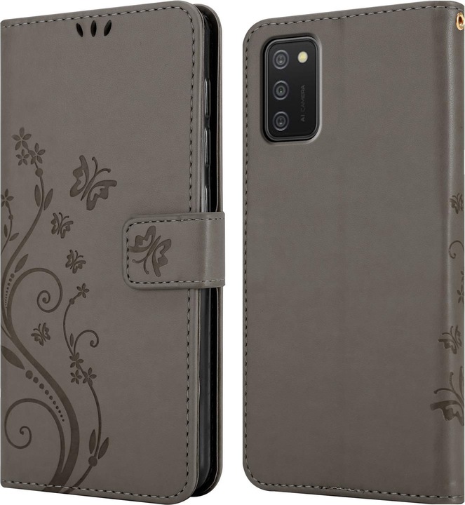 Produktbild Cadorabo Flower Book Cover (Samsung Galaxy A02s)