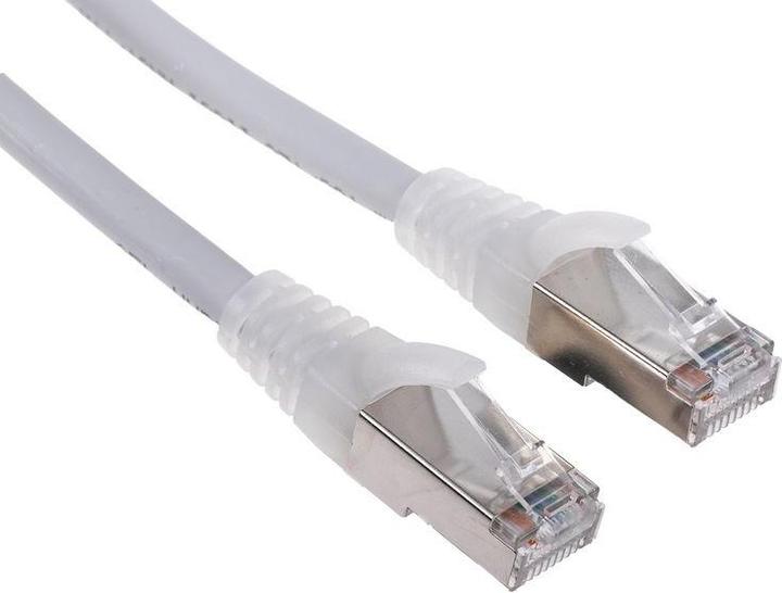 Actual product image RS PRO Patch cable Cat.6 FTP 2m gray (FTP, CAT6, 2 m)