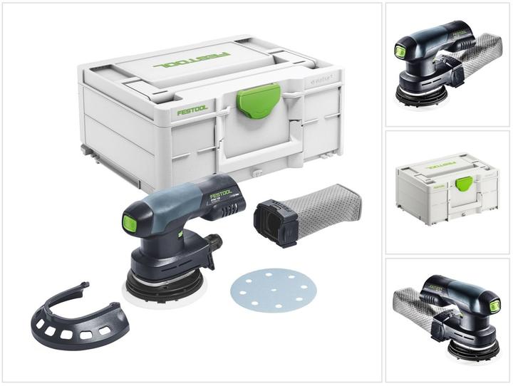 Produktbild Festool Akku-Exzenterschleifer ETSC 125-Basic (Exzenterschleifer, 125 W)
