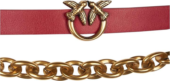 Actual product image Pinko Love Micro Chain H1 Riem Vitel (S)