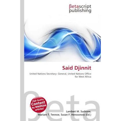 Said Djinnit, Fachbücher