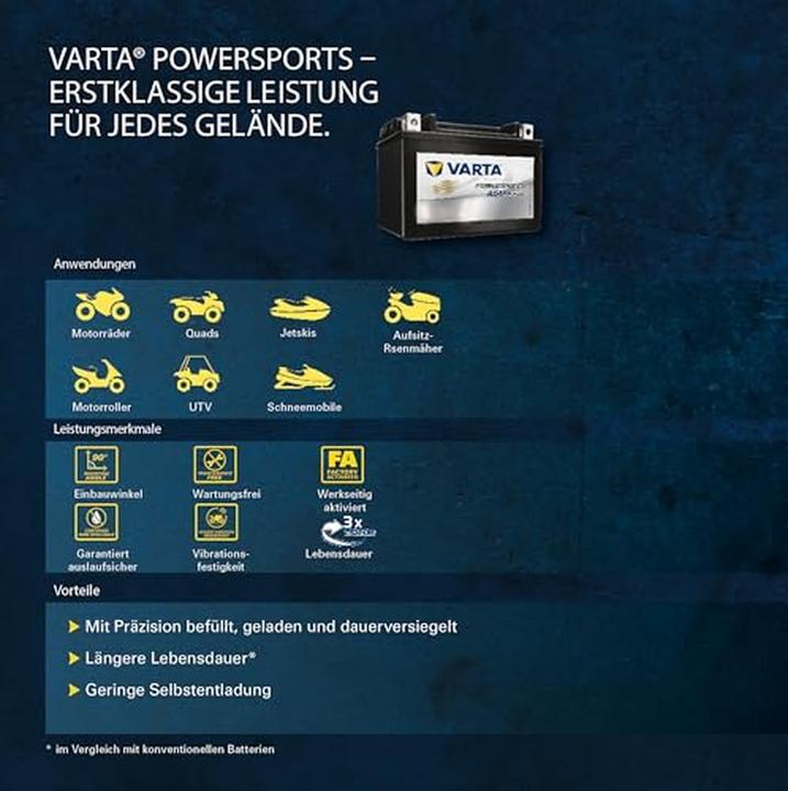 Immagine prodotto Varta AUX14 SILVER AUXILIARY DYNAMIC AGM 513 106 020 Stützbatterie 13Ah (12 V, 13 Ah, 200 A)