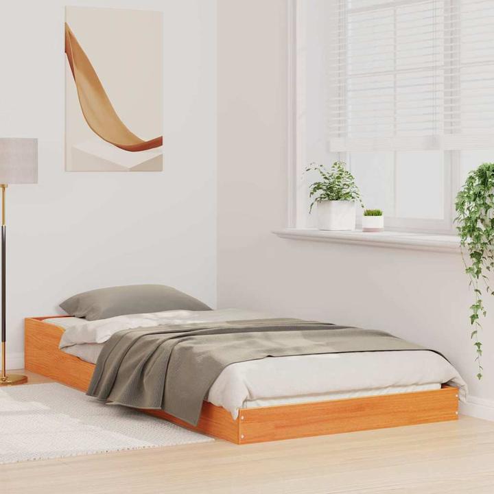 Actual product image vidaXL Plattformbettgestell (100 x 210 cm)