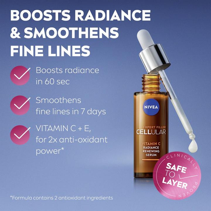 Produktbild NIVEA - Brightening serum with vitamin C Cellular Expert Filler Vitamin C 30 ml (30 ml)