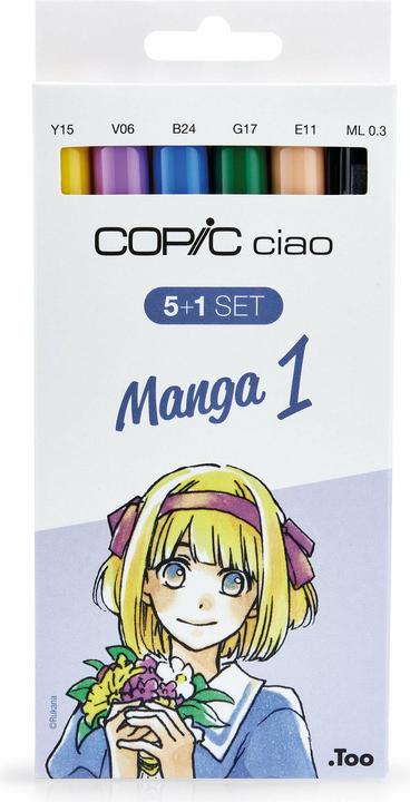 Actual product image Copic Ciao Manga 1 (6x)