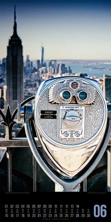 Image du produit Inside New York Kalender 2026 (33 x 66 cm, Couverture rigide, Anglais, Français, Allemand)