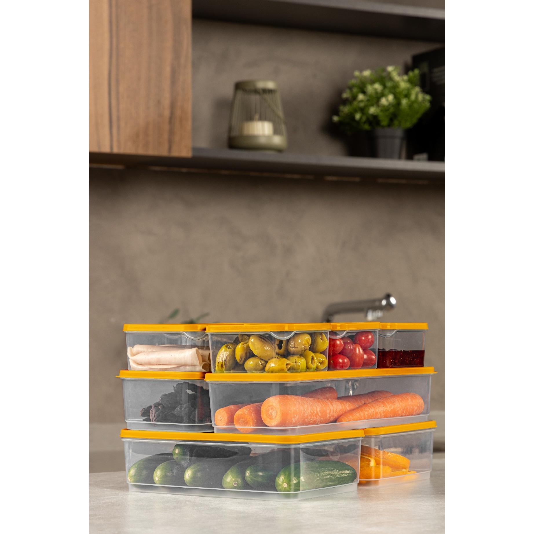 Thumbnail - Hermia Colorful Storage-Box Set, Vorratsbehälter, Orange