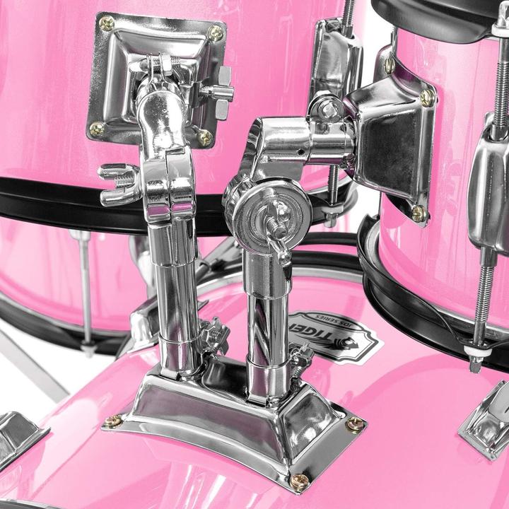 Image du produit Tiger Kit de batterie junior 5 pièces, idéal pour enfants de 3 à 9 ans (Batterie acoustique)