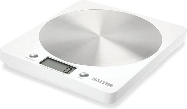 Salter 1036 WHSSDR Disc Electronic Digital Kitchen Scales - White