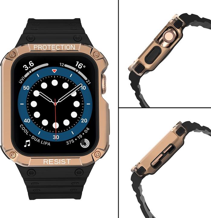 Actual product image Hurtel Protective strap with watch case (Plastic, TPU)