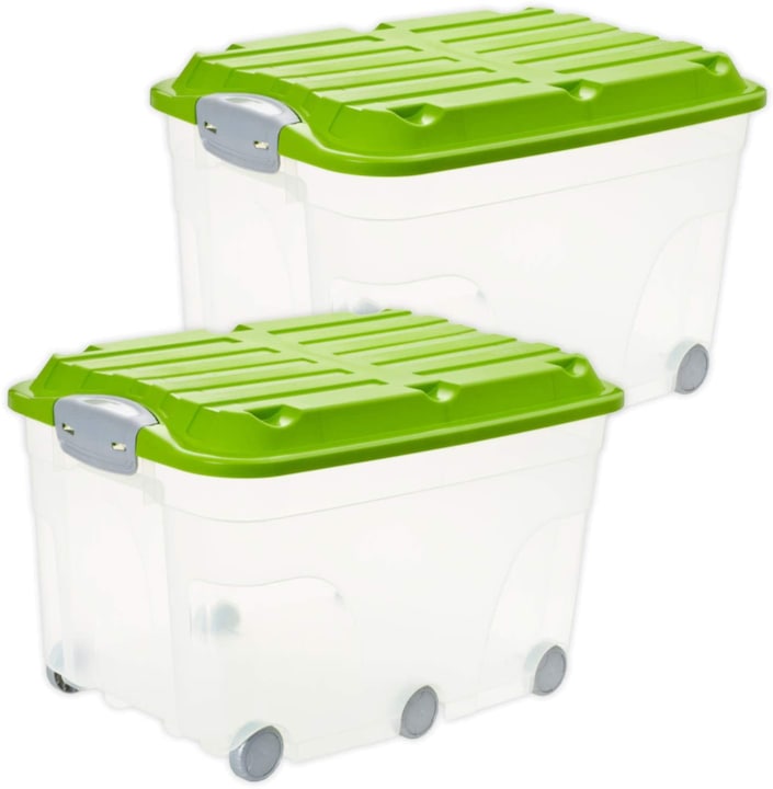 Immagine prodotto Rotho Scooter set di 2 (59,5 x 40 x 37 cm, 57 l)