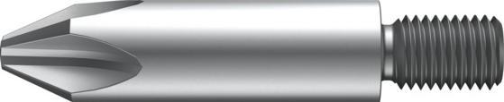 Actual product image Wiha Cross-recess bit PH 2 Threaded (Cross Phillips PH)