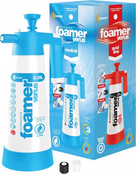 Actual product image Kwazar Blue Venus Hand Foamer 2000 ml (2 l)