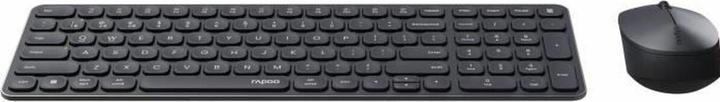 Productafbeelding Rapoo Tastatur mit Maus 9310M Schwarz (FR, Draadloze)