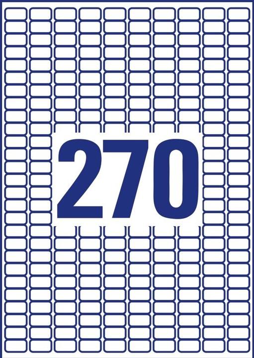 Actual product image Avery Transparent labels, 17.8 x 10 mm