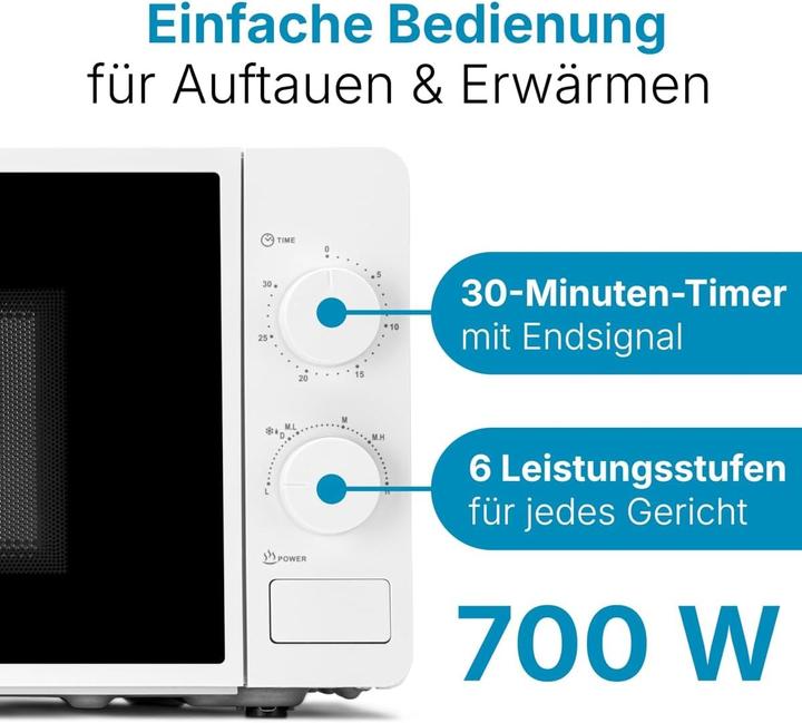 Produktbild Clatronic Mikrowelle MW 791 white (20 l)