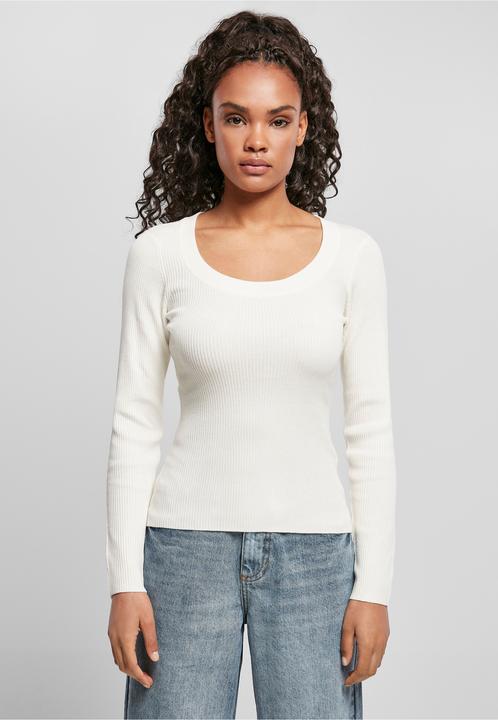 Produktbild Urban Classics Ladies Wide Neckline Sweater (S)