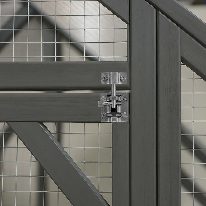 Produktbild Wiltec Freilaufgehege Katzen 140x187x187cm Katzenfreigehege Holz Aussengehege