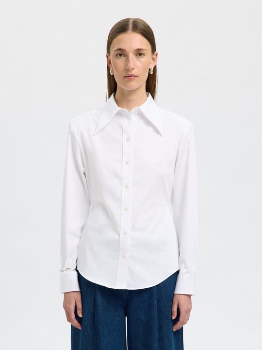 Actual product image Selected Femme Baumwollmix Slim Fit Hemd (38)
