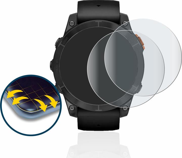 Actual product image BROTECT Full-Cover Protector Matte (Garmin Fenix 7 Pro Solar)