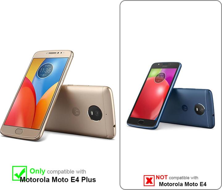 Productafbeelding Cadorabo Boek Onzichtbare Magneethoes (Motorola Moto E4 Plus)