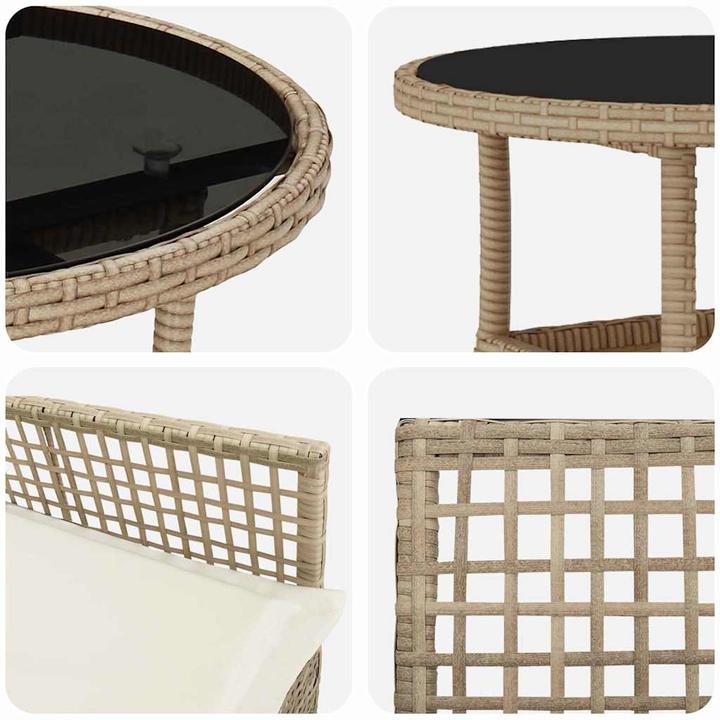 Actual product image vidaXL Garden dining set (80 cm)
