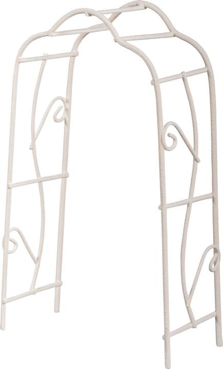 Actual product image Rayher Mini climbing arch, white, 8.2x4.1x15.5cm
