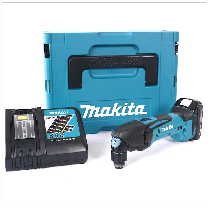 Productafbeelding Makita DTM 50 Y1J-D 18 V accu multifunctioneel gereedschap in MAKPAC incl. BL 1815 N accu + DC18RC lader