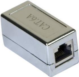 Produktbild Dexlan Modularadapter, Cat.6A, RJ45 Bu. / RJ45 Bu. Adapter zum Verbinden von 2 Patchkabeln (Netzwerk Kupplung)