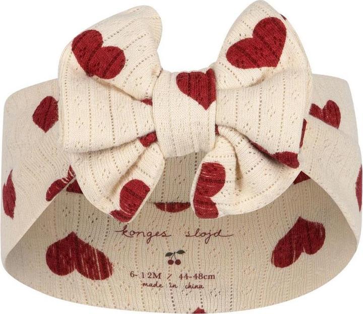 Image du produit Konges Slojd Bandeau de cheveux Minnie Amour Rouge