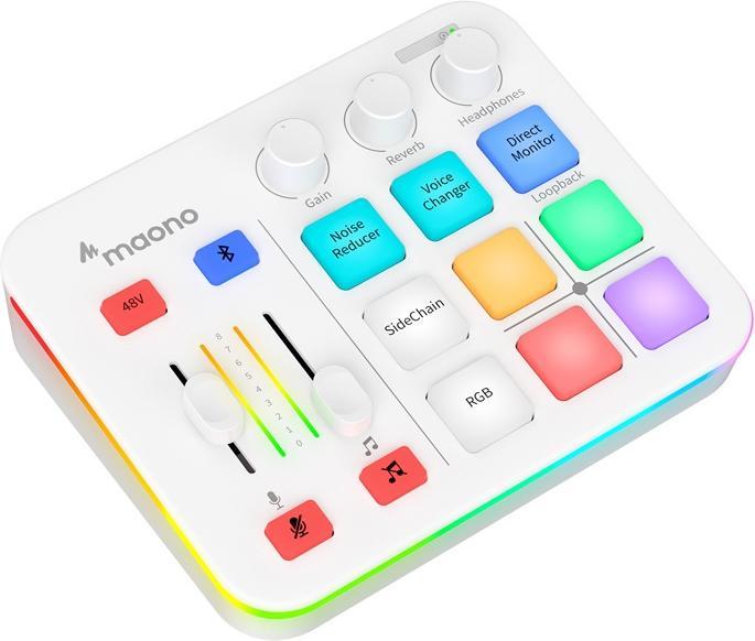 Actual product image Maono G1 Neo Sound Card (white)