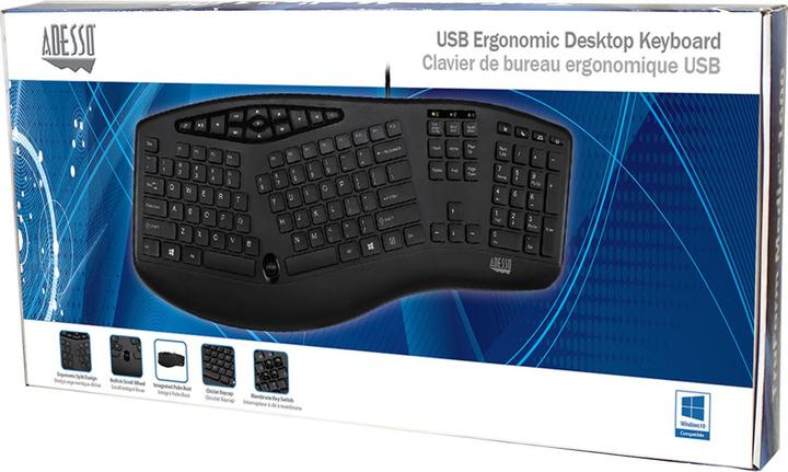 Produktbild Adesso Truform Ergonomic Desktop (Eng. Int., Kabelgebunden)