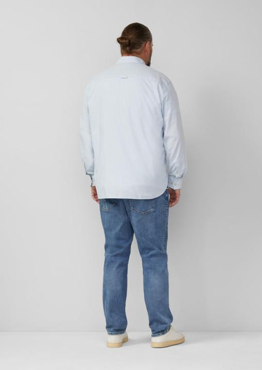 Immagine prodotto s.Oliver Hemd Regular Fit: Gemustertes Langarmhemd mit Kentkragen (4XL)