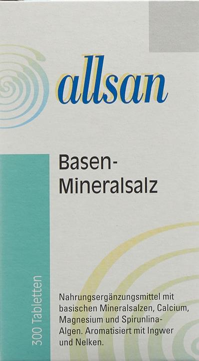 Produktbild Allsan Basen Mineralsalz Tabletten (300 Stück, Tabletten, 230 g)