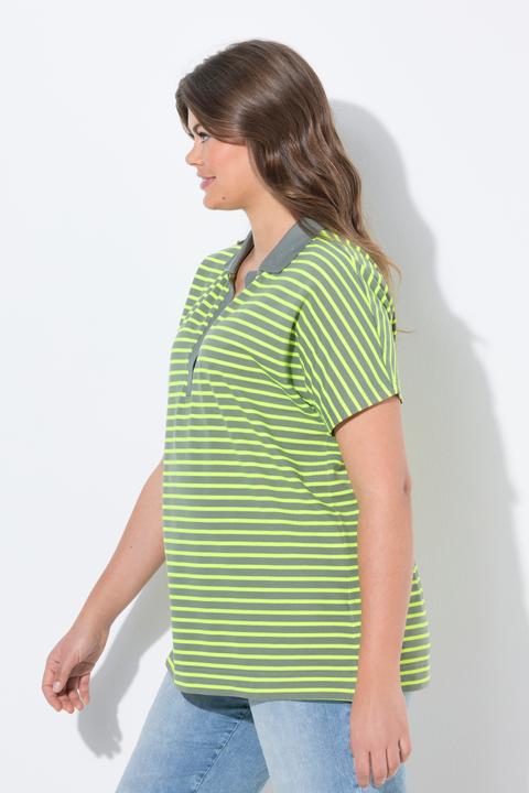 Immagine prodotto Laurasøn Maglia polo a righe con collo polo e mezze maniche (40)