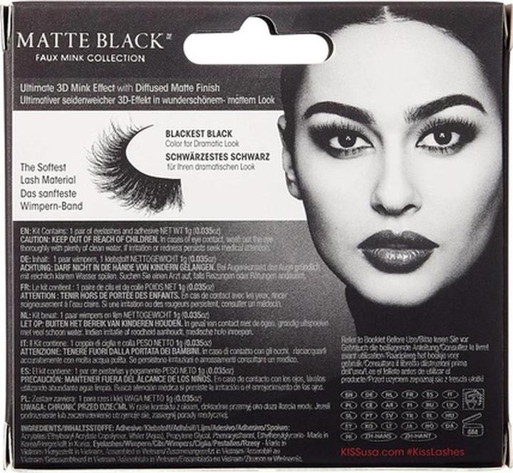 Produktbild KISS Lash Couture Matte Black 03 (Künstliche Wimpern)