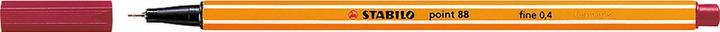 Produktbild STABILO point 88 Fineliner (Dunkelrot, 1x)