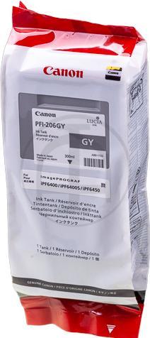 Produktbild Canon Tinte Large Format grey Orig.Nr. PFI-206GY (GY, LBK)