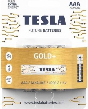 Produktbild Tesla AAA GOLD LR03 4 Stück Batterie (4 Stk., AAA, 1250 mAh)
